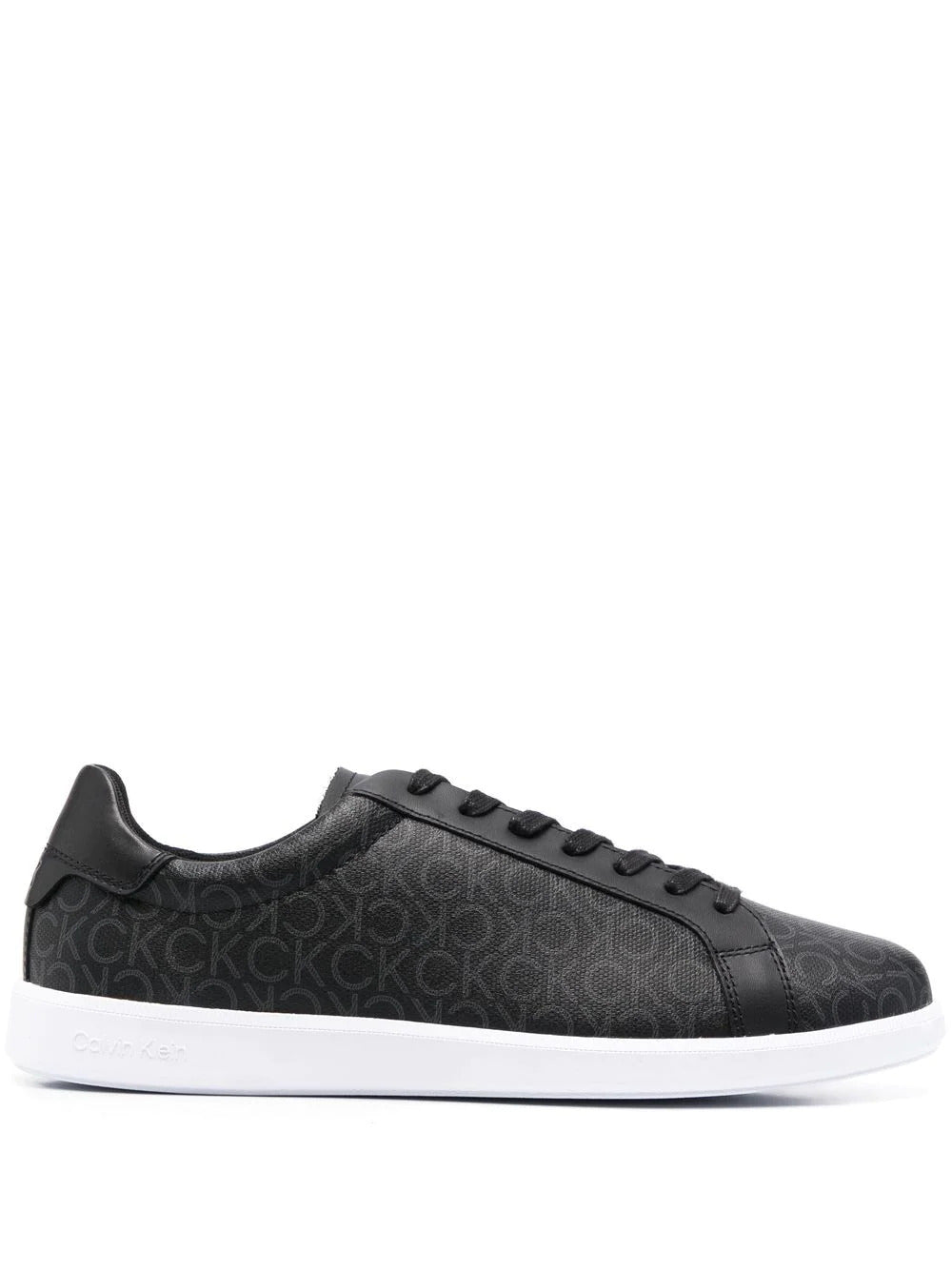 CALVIN KLEIN LOW-TOP LEATHER TRAINERS