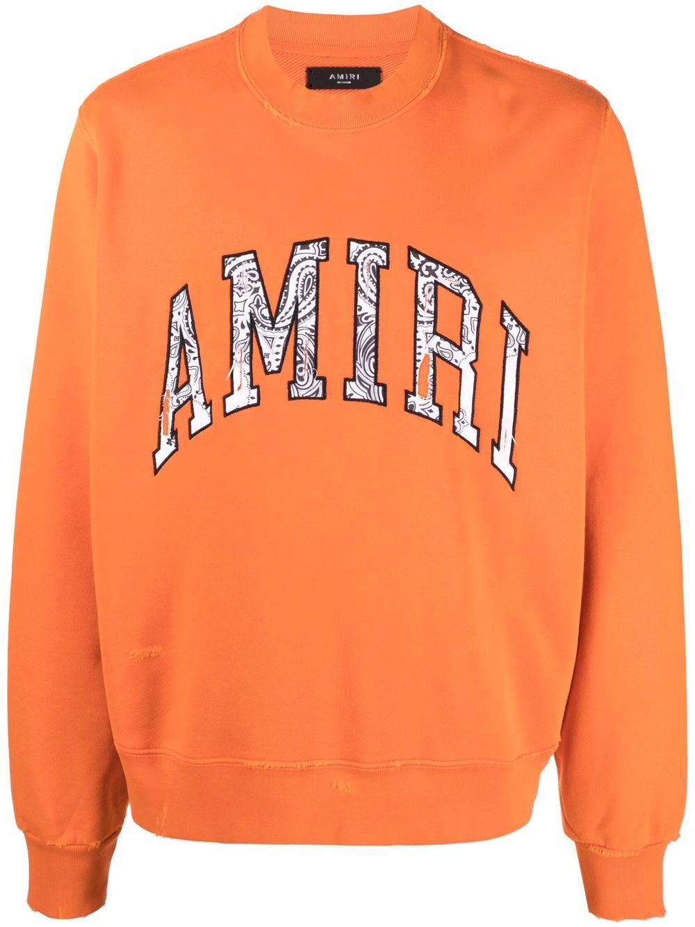 AMIRI BANDANA APPLIQUÉ SWEATSHIRT