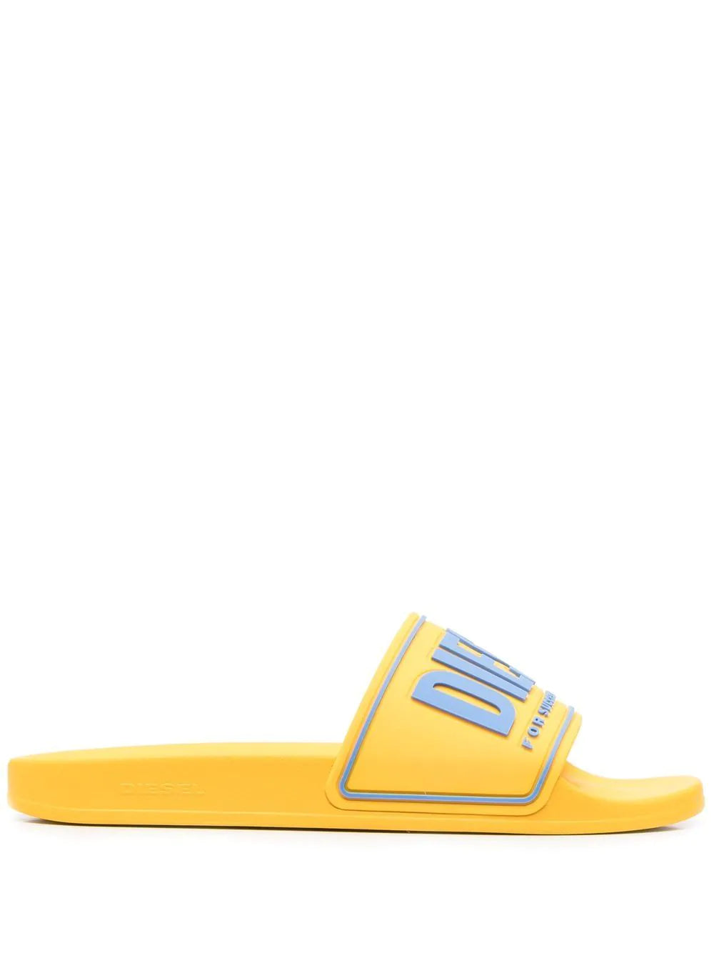 DIESEL LOGO-EMBOSSED SLIDES