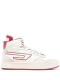 DIESEL LOGO-PATCH HIGH TOP SNEAKERS
